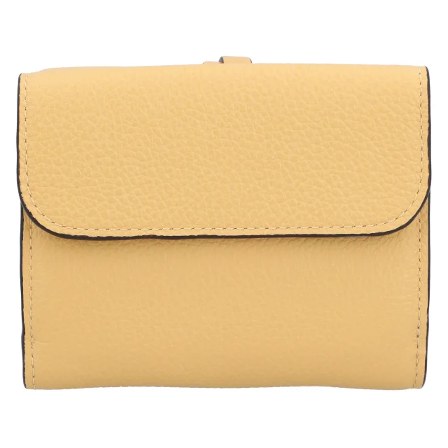 Chloé Tri-Fold Wallet Alphabet Yellow in Yellow, photo 3 of 4 from ShopSimon