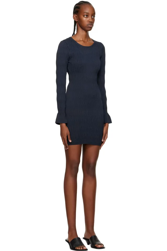 TOVE Navy Juno Minidress, photo 2 of 4 from SSENSE