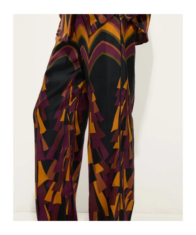 Emilio Pucci Baiadera print silk pants, photo 5 of 5 from SENSER