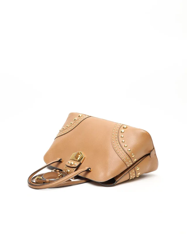 Prada Studded Saffiano Bag in Saffiano leather from A Retro Tale, photo 4 of 13