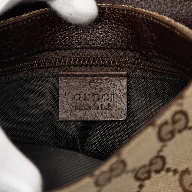 Beige Gucci GG Canvas Jackie Belt Bag in Beige Canvas from Designer Revival, photo 2 of 2
