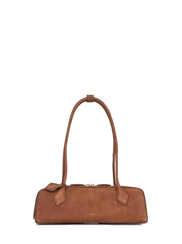 Alaïa Shoulder Bag — Brown Calf Leather in Brown Calfskin from HEWI