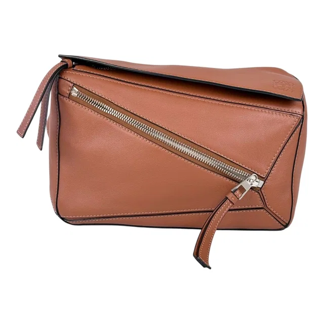 Loewe Puzzle Brown Small Sling Bag in Brown from Luxury Promise