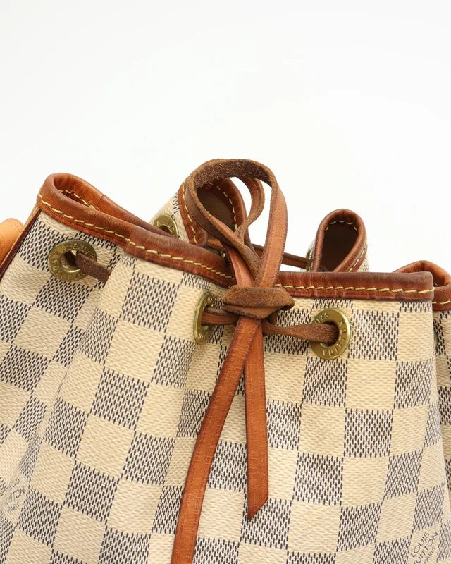 Louis Vuitton Damier Azur Noé BB Bag in Canvas from A Retro Tale, photo 8 of 10