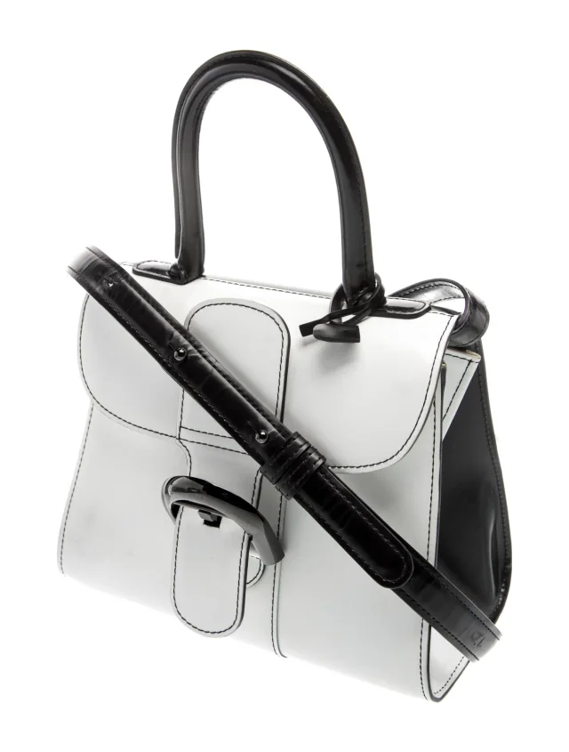 Delvaux Leather Top Handle Bag in white Leather from The RealReal, photo 3 of 6