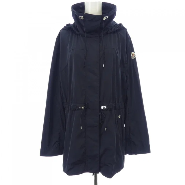 Moncler Ocre Coat Navy in Navy from The Reluxe