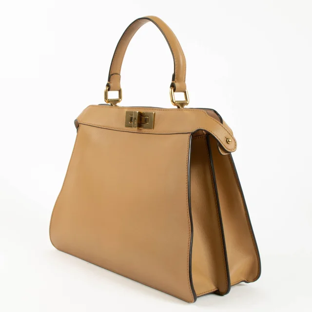 Fendi Beige Leather Medium Peekaboo IseeU Bag in Beige Leather from Labellov, photo 3 of 6