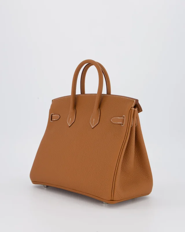 Hermès Birkin 25 Retourne Bag in Gold Togo leather from Sellier, photo 5 of 21