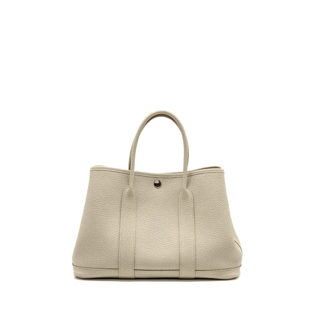 Hermès Garden Party 30 Negonda Beton SHW Stamp W in Leather from EMIER