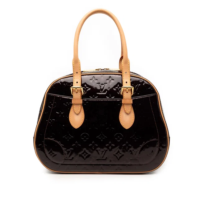 Purple Louis Vuitton Monogram Vernis Summit Drive Handbag in Purple Leather from Designer Revival