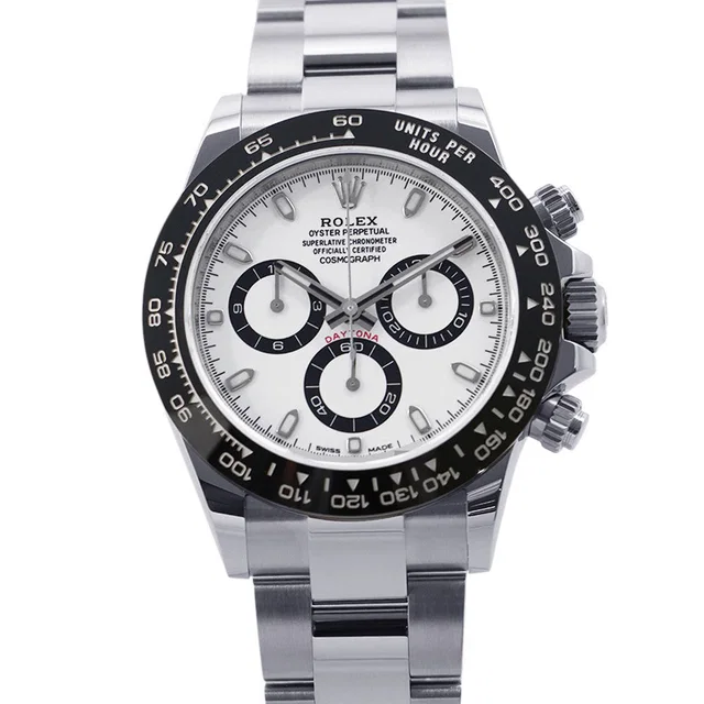 Rolex Cosmograph Daytona W40mm Stainless Steel White Dial116500LN in White from GALLERY RARE