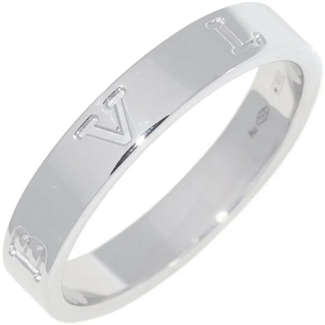 Bvlgari B.zero1 Essential Au750 White Gold Ring Size 55 in White from LuxUness