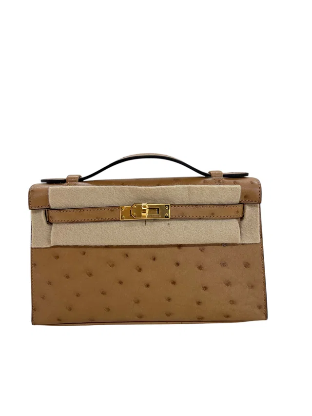 Hermès Kelly Pochette Chai GHW #W from Luxury Promise