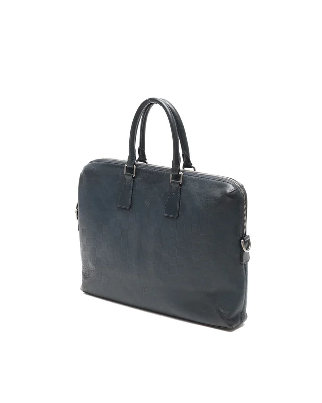 Louis Vuitton Damier Infini Porte Documents Jour Business Bag in Leather from A Retro Tale, photo 2 of 8
