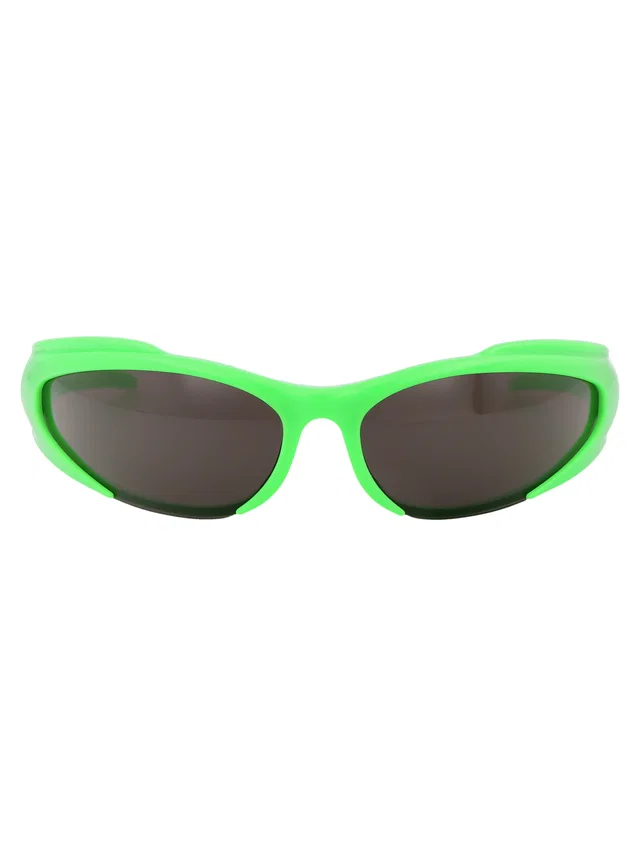 Balenciaga Bb0253s Sculpted Acetate Sunglasses — Green in Green from HEWI