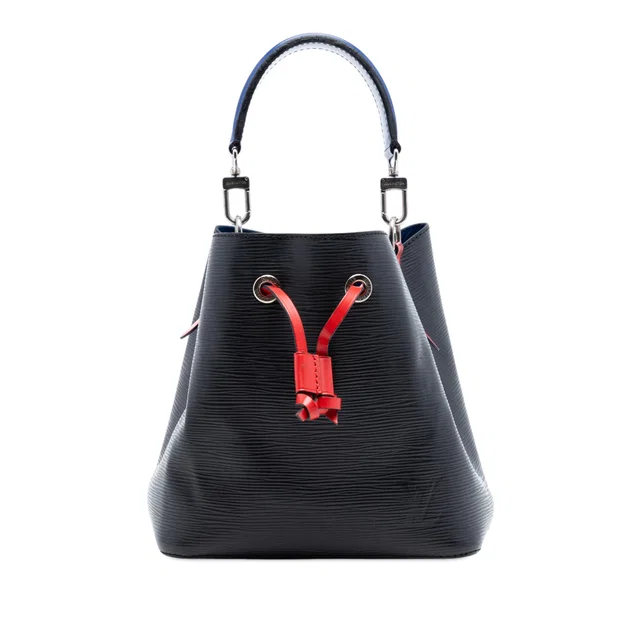 Black Louis Vuitton Epi Neonoe BB Bucket Bag in Black Leather from Designer Revival