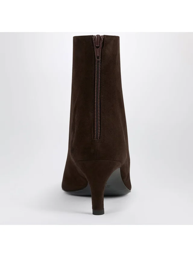 Totême Back-Zip Mid-Heel Ankle Boots, photo 6 of 6 from SENSER