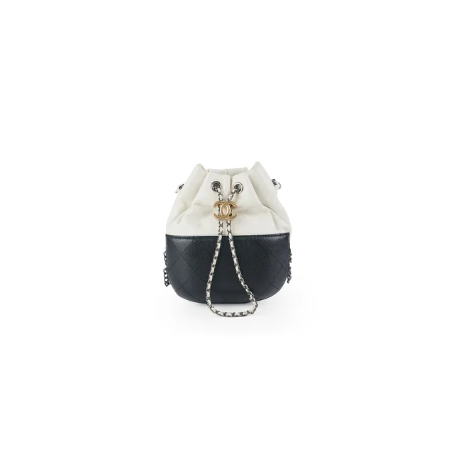 Chanel Gabrielle Drawstring Bucket Bag in Calfskin from The Purse Affair