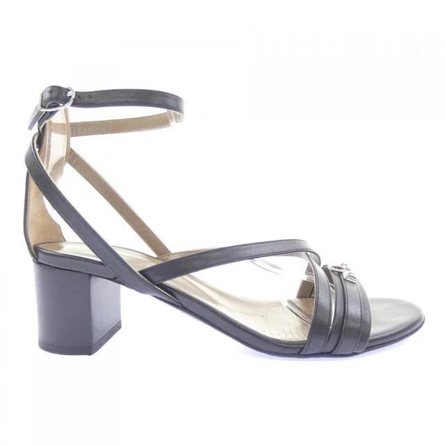 Hermès Antinea Sandals Black in Black from The Reluxe