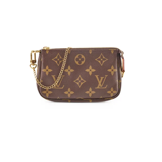 Louis Vuitton Mini Pochette Monogram in Coated canvas from The Purse Affair