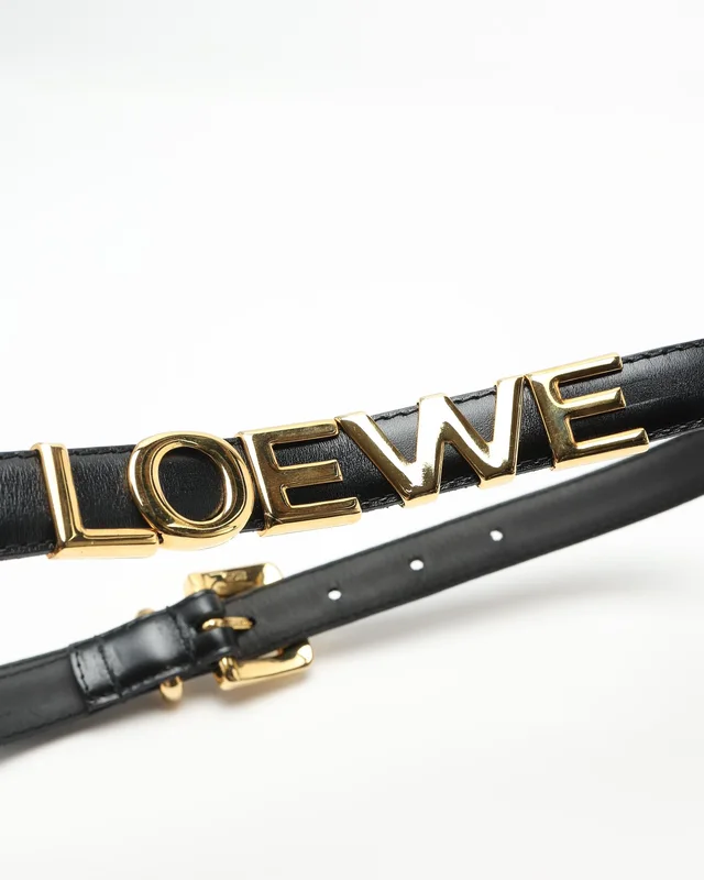 Loewe Logo Belt, Size 70 in Denim from A Retro Tale, photo 5 of 5