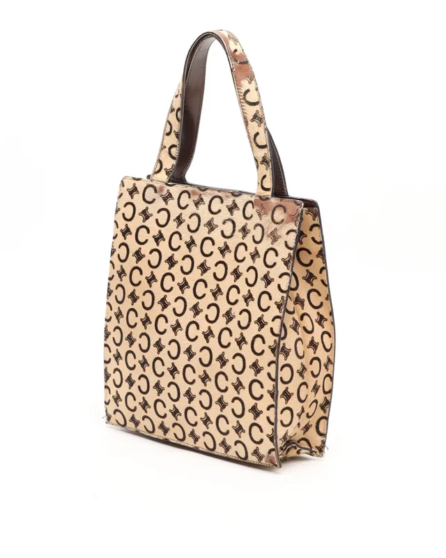 Celine C Macadam Pony Bag in Leather from A Retro Tale, photo 3 of 12