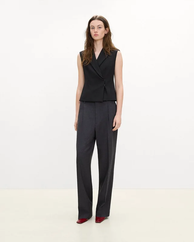 Theory Asymmetrical Vest in Good Wool from Theory, photo 1 of 1