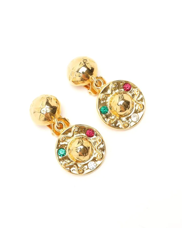 Celine Clip-on Earrings from A Retro Tale, photo 2 of 4