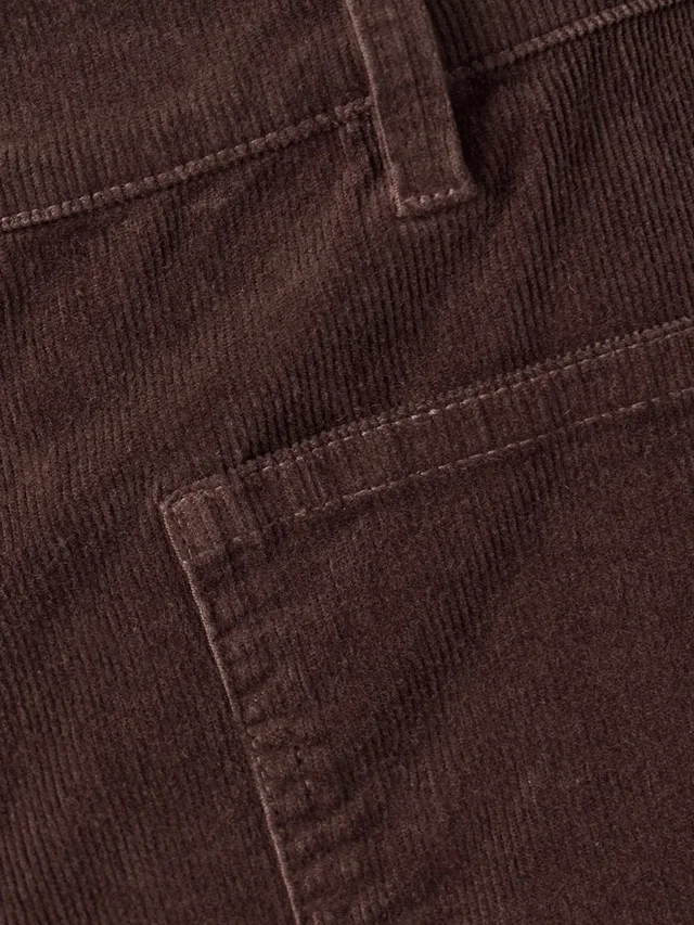 NILI LOTAN Florence cotton-blend corduroy flared pants in brown 93% Cotton 6% Polyester 1% Spandex, photo 5 of 5 from NET-A-PORTER (Canada)