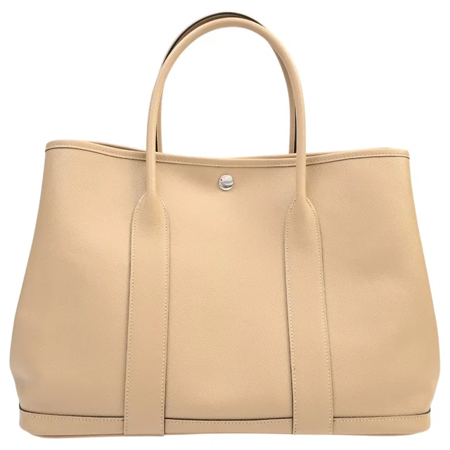 Hermès Garden Party MM Trench, 2018 in Epsom leather from VINTAGE QOO TOKYO