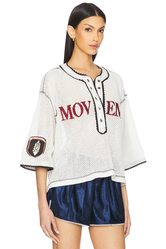 Free People x FP Movement Camp Out Tee in Ivory Combo, photo 2 of 5 from REVOLVE (Canada)