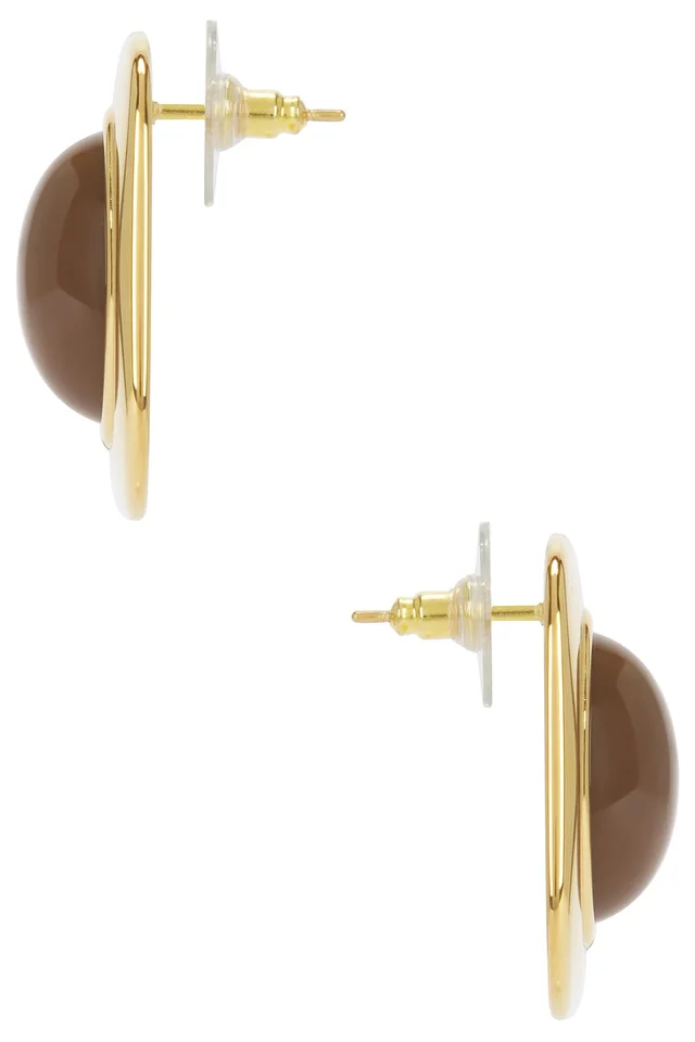 petit moments Ashley Earrings in Brown, photo 2 of 2 from REVOLVE (Canada)