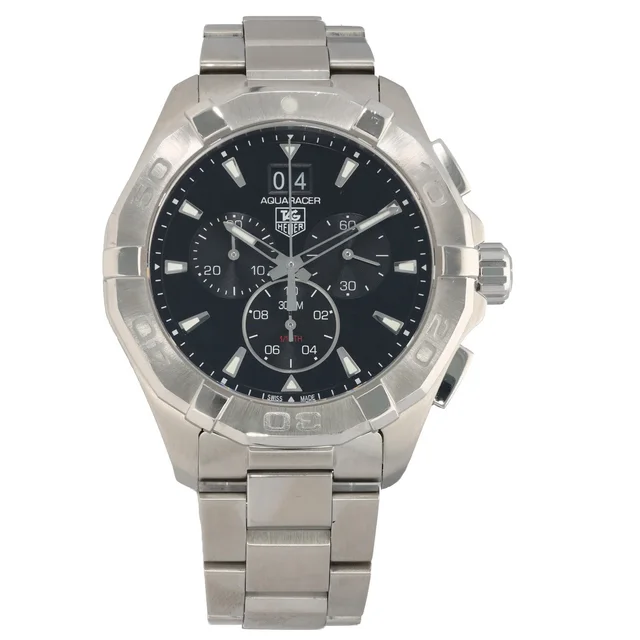 TAG Heuer Aquaracer CAY1110-0 43mm Stainless Steel Watch from H&T