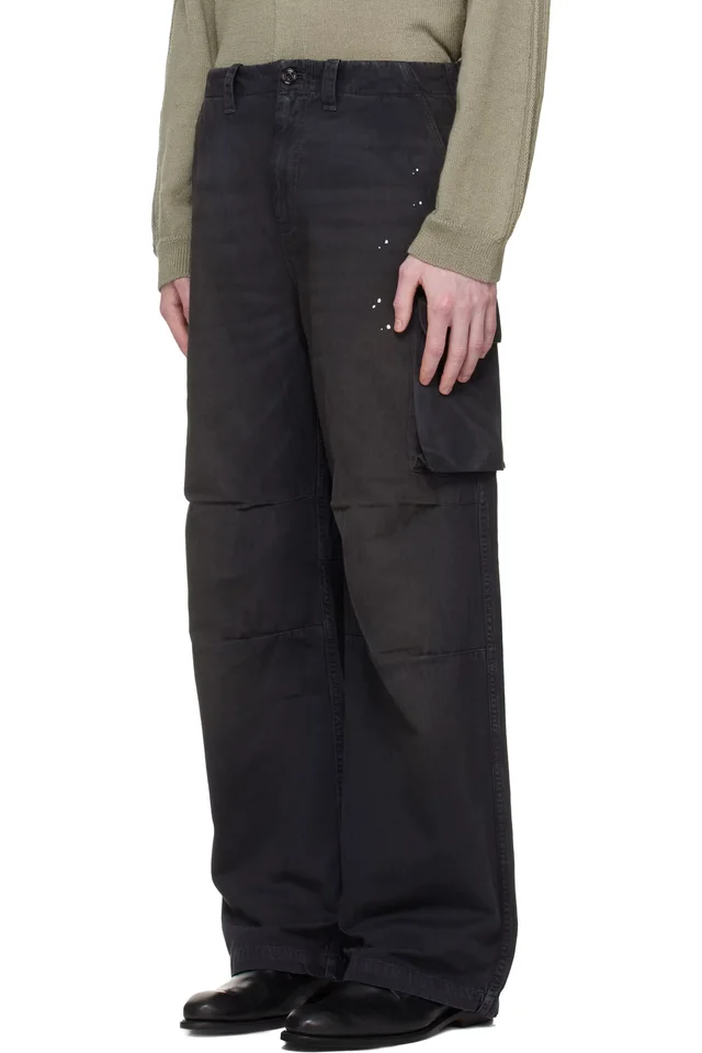OUR LEGACY Black Mount Cargo Pants, photo 4 of 5 from SSENSE