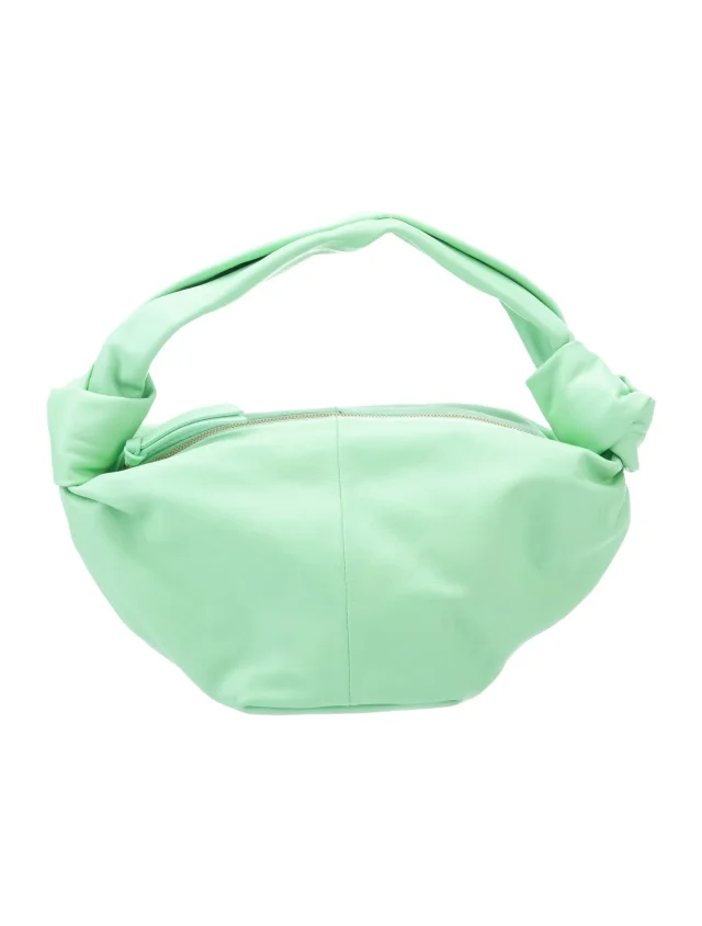 Bottega Veneta Top Handle Other bag in green Leather from The RealReal