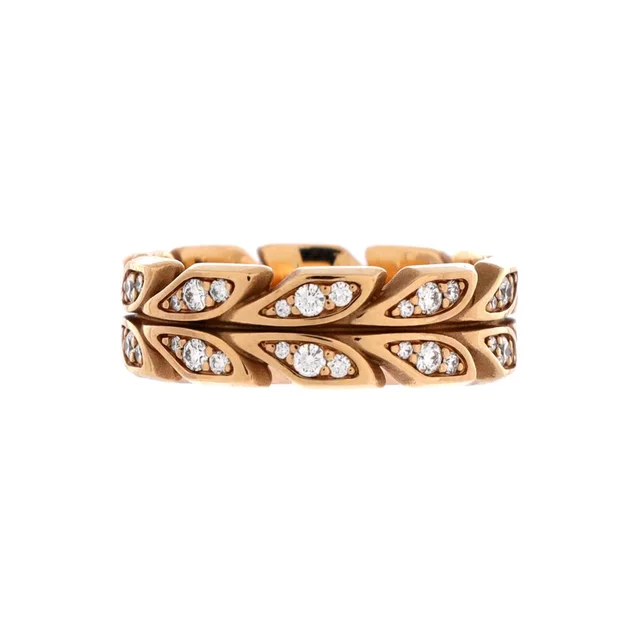 Tiffany & Co. Victoria Vine Band Ring 18k Rose Gold With Diamonds in gold from Poshmark