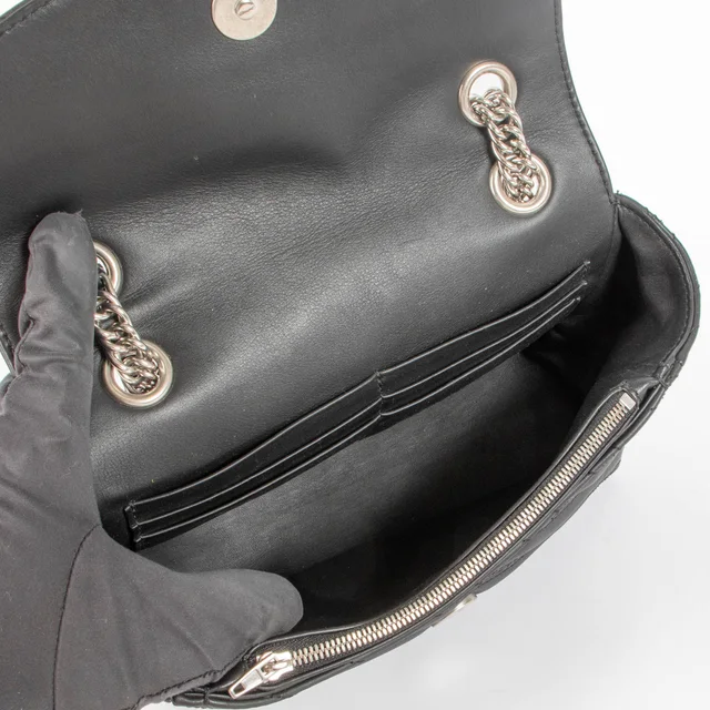 Balenciaga Black BB Round Small Chain Bag in Black Leather from Labellov, photo 6 of 9