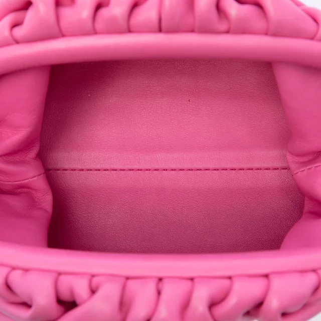 Bottega Veneta Pouch Mini Lamb Pink in Pink Lambskin from SACLÀB, photo 6 of 6