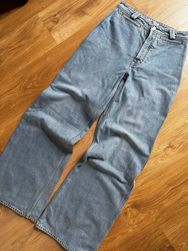 Wide Leg Jeans Acne Studios Tiffan Den Blue Ss18, Women's (Size 26) in blue from Grailed