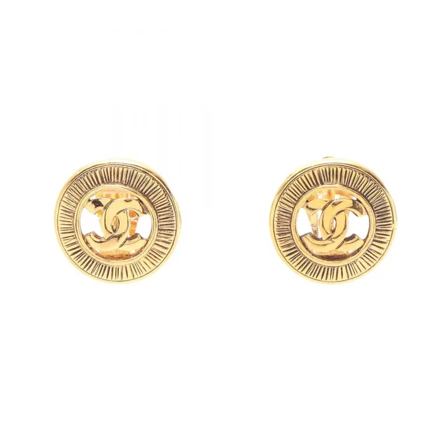 Chanel Earrings CC Logo from The Reluxe