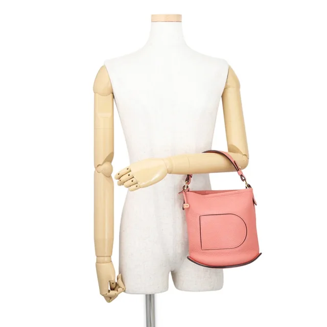 Delvaux Pantoy Handbag salmon pink Leather in Pink Leather from GALLERY RARE, photo 4 of 13