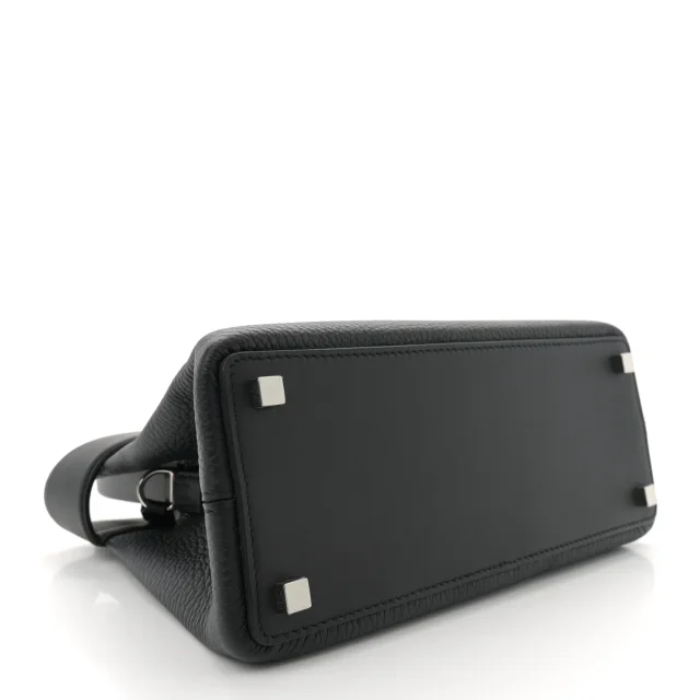 Hermès Togo Swift Medor Bag Black in Black Togo leather from FASHIONPHILE, photo 4 of 10