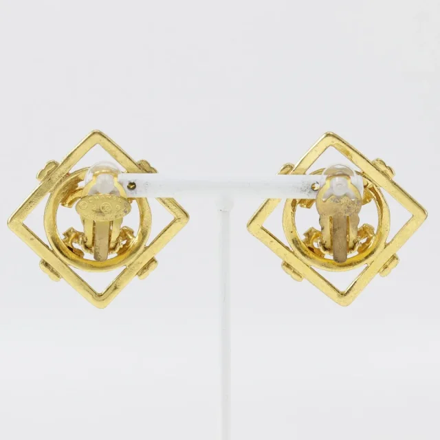 Chanel Plated Earrings in Gold Gold-plated metal from LuxUness, photo 3 of 7