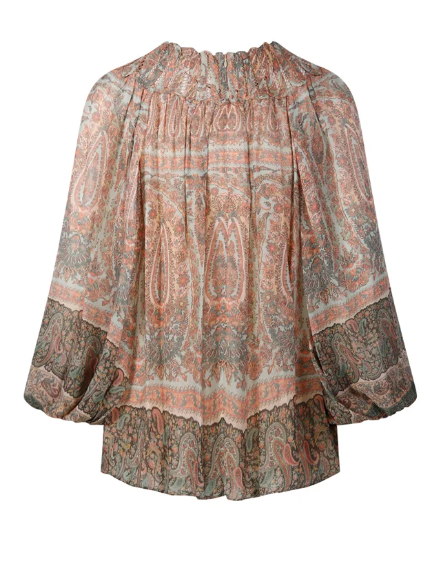 Zimmermann Momentum Paisley Billow Top, photo 3 of 3 from SENSER