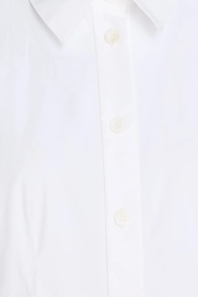 Carolina Herrera Cotton-Blend Poplin Puffed Sleeve Shirt, photo 4 of 4 from THE OUTNET