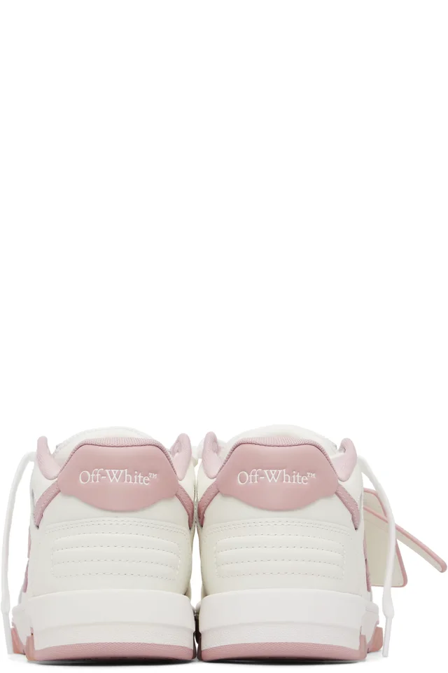 Off-White White 'Out Of Office' Calf Leather Sneakers, photo 2 of 5 from SSENSE