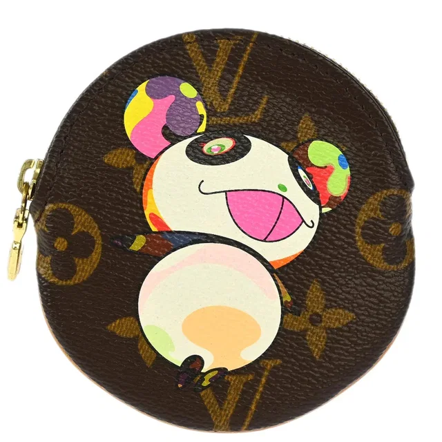 Louis Vuitton 2004 Monogram Panda Porte Monnaie Rond Coin Wallet M61928 in Canvas from AMORE Vintage Tokyo