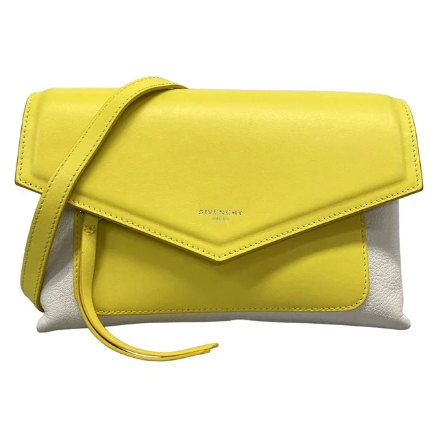 Givenchy Shoulder Bag Yellow White Leather in yellow|white Leather from Poshmark