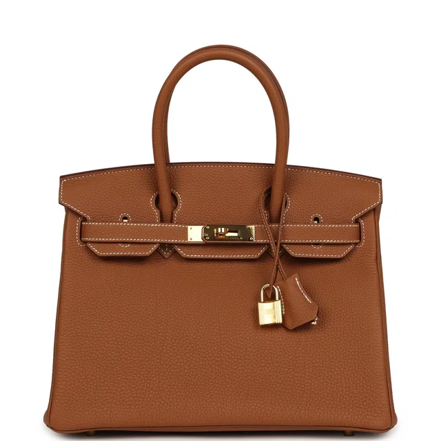 Hermès Birkin 30 Gold Togo Gold Hardware in Gold Togo leather from Madison Avenue Couture