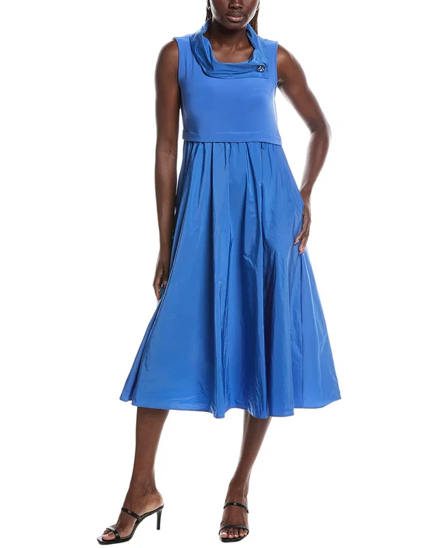 Joseph Ribkoff Solid Midi Dress, image 1 of 1 from Gilt